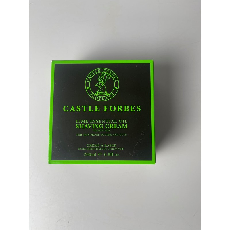 Castle Forbes Lime Shaving Cream For Men, 6.8 fl.oz. |