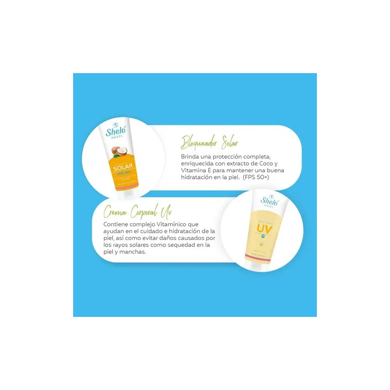 Crema Corporal Protección Uv Piel Tersa Y Fresca Sheló