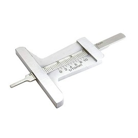 FregocS TiDG01 Tire Depth Gauge, Accuracy 0.0004 inch (0.1 mm), Up to 1.6 inches (40 mm), Accurately Checks at Hand (Tire, Wear Gauge, Groove Depth Measurement, Measurement)