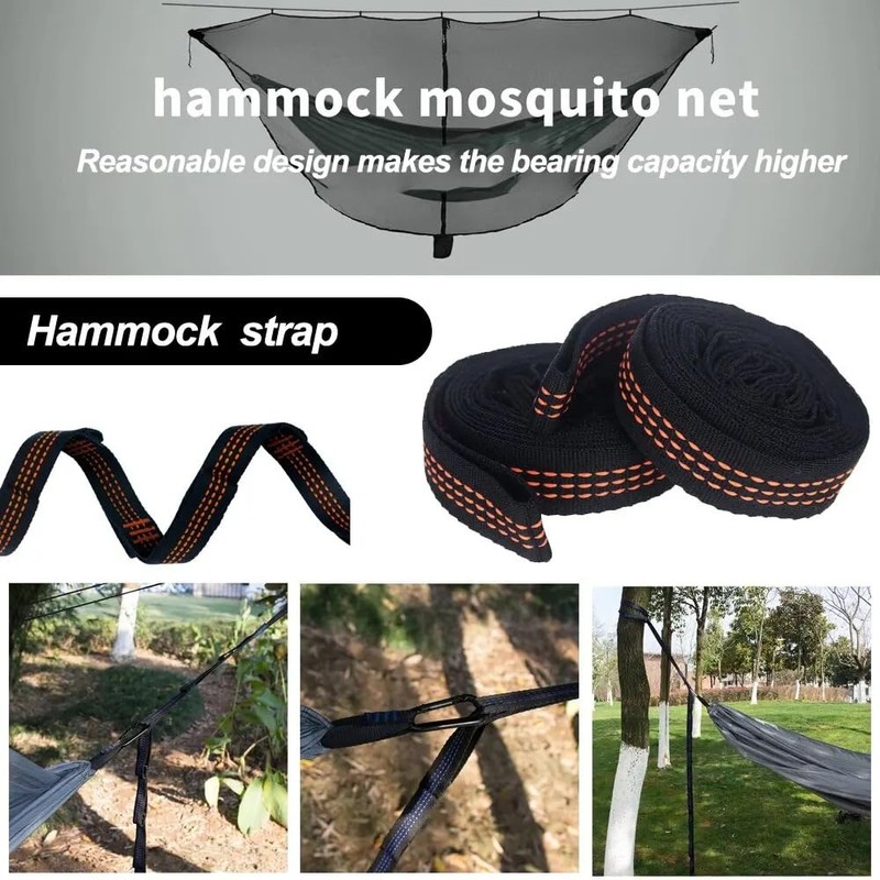 Hammock Straps 2 Pack – Heavy Duty 2M Tree Hanging