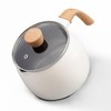LISOS 2.5 Quart Non-stick Ceramic Sauce Pan with Lid, Small