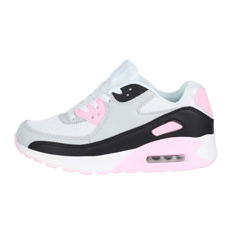 Elara Chunkyrayan Unisex Trainers for Sports and Running - Grey