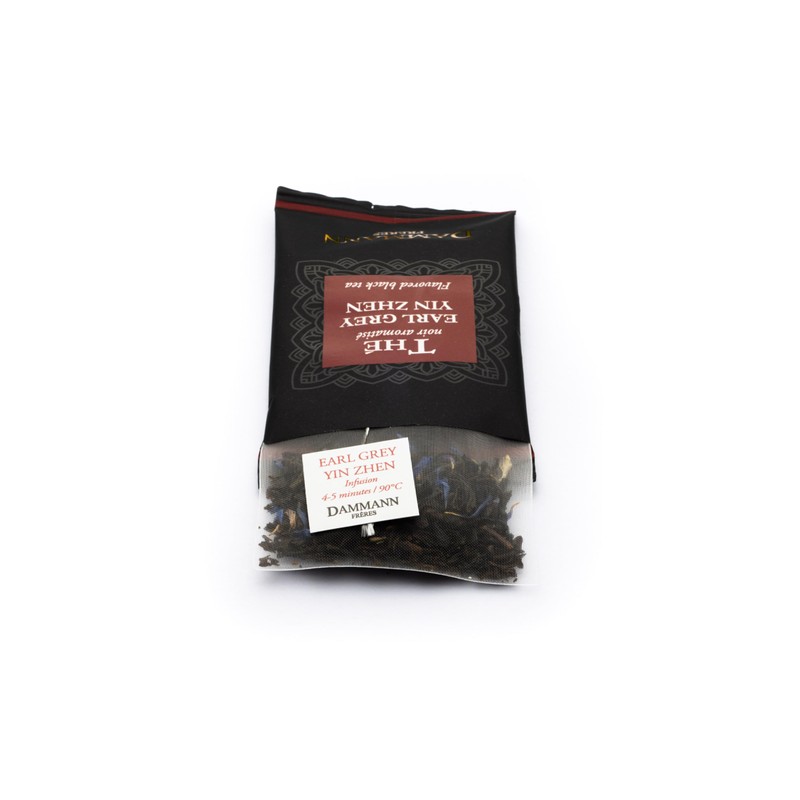 Dammann Freres Sachets, Earl Grey Yin Zhen Tea Bags, Premium