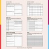 POKETO - Quarterly Goal Planner, 8.5" (Red) - 3 Months