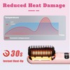 SL Euthtion Cordless Cold air Hair Straightener Brush-Portable Mini Straightening