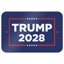 Graphics & More Trump 2028 Home Business Office Sign - Metal - 6" x 9" (15.3cm x 22.9cm)
