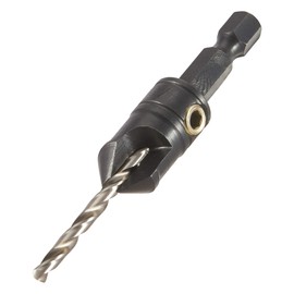 Trend Snappy 12.7mm Tool Steel Countersink with 3.2mm HSS Drill, Quick Release System, Ideal for Woodplugs, SNAP/CS/10A