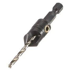 Trend Snappy 12.7mm Tool Steel Countersink with 3.2mm HSS Drill, Quick Release System, Ideal for Woodplugs, SNAP/CS/10A