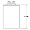 OneTrip Parts USA Run Capacitor 15 UF - 15 MFD