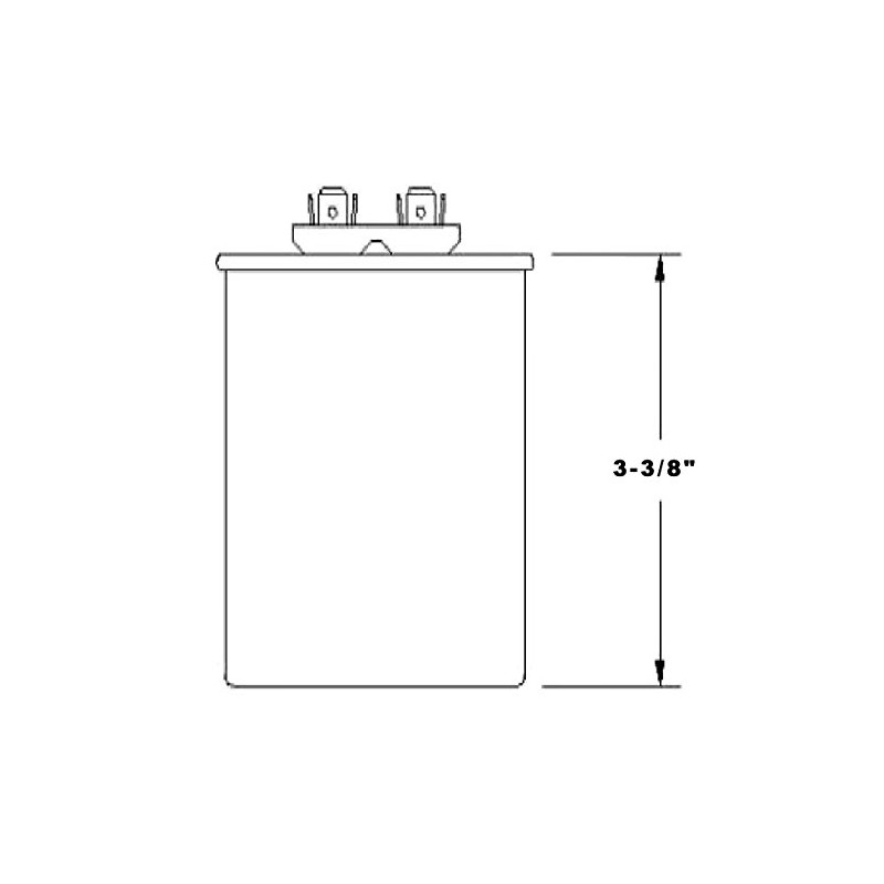 OneTrip Parts USA Run Capacitor 15 UF - 15 MFD