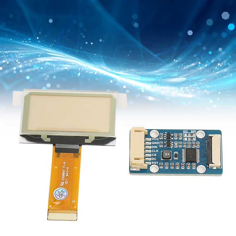 1.51 Inch Screen Module 128x64 Resolution SPI I2C Interface Full