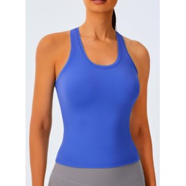 Workout Tank Tops for Women - Butter Soft Racerback Athletic Tops Sleeveless Gym Yoga Shirts Quick Dry Lightweight Breathable