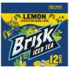 Lipton Brisk Lemon Iced Tea, 12 fl oz, 12 Pack
