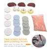 WOOPOWER Glass Polishing Kit, 34Pcs/Set Scratch Removal Set Deep Scratch