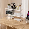 Asiingkel Stackable Expandable Metal Shelf Organizer - Adjustable Wire Storage