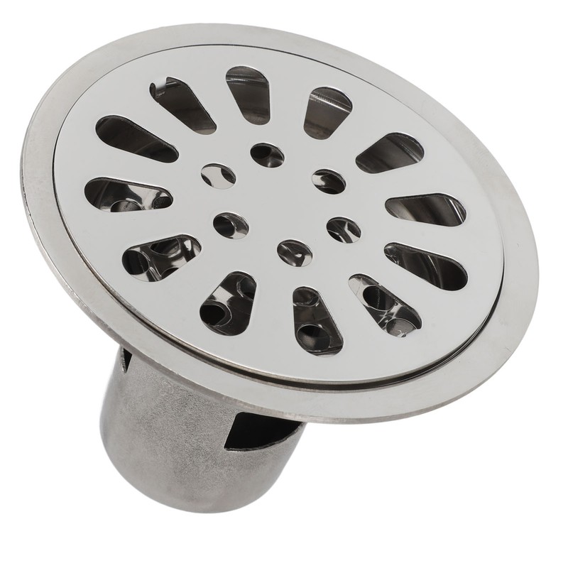 Floor Drain 3.5 Inch Stainless Steel Odor Resistant Deep Water
