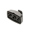 LST 2x Sun Visor Holder Clips Cover Black A2 A3