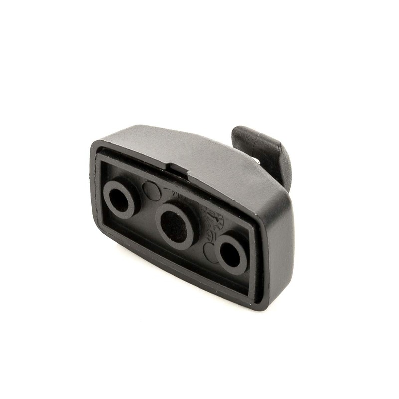 LST 2x Sun Visor Holder Clips Cover Black A2 A3