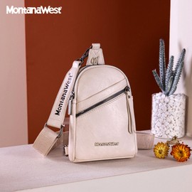 Montana West Small Crossbody Sling Bags for Women Cross Body Fanny Pack Purse with Detachable Strap MWC-3351BG