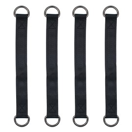Tree Swing Straps 4 PCS Swing Hanging Straps Short Extension Belt Heavy Duty Hanging Kit for Exercise Hammocks Swing Chair Punching Bag Yoga Seat (24cm/9.45in)