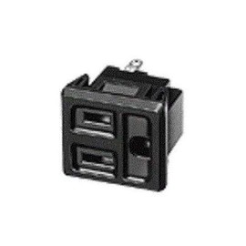 Panasonic (Panasonic) Inset Grounded Outlet ulcsa Black wcf1041b