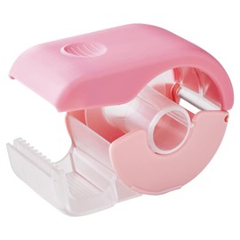 Lihit Lab A261-12 Masking Tape Cutter, 0.6 inch (15 mm) x 2 Bottles, Width 1.2 inches (30 mm), Pink