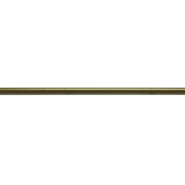 3/8" Solid Steel Rod with Antique Brass Finish, 43 inches - Can Cut to Size as needed!