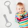 JOINPAYA 4PCS Cot Hanging Rings: 7.66In Playpen Pull Up Rings