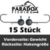 Paradox Fishing Jig Heads Set 15 x 10 g 4/0