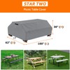 STARTWO Waterproof Picnic Table Cover Outdoor Patio Table Bench Covers