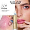 SACE LADY Tinted Lip Balm Set, Gold Foil Moisturizing Long