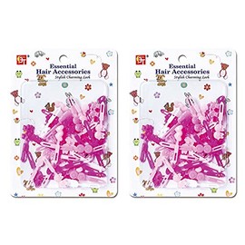 Hair Clips Barrettes Colorful Pairs Head Pins Accessories for Kids Children Girls Toddlers Women All Ages (Valentine)