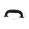 IWOWHERO 2pcs Leather Grip Handle Replacement for Luggage Ergonomic Suitcase