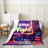Modern Gamer Flannel Fleece Blanket Throw Size,Super Soft Cozy Game