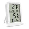 LALAFINA Large LCD Digital Hygrometer Thermometer Humidity Monitor with High