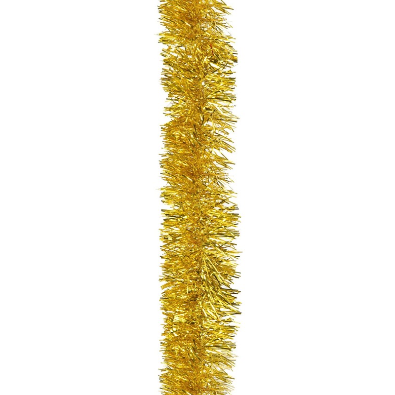 SHATCHI 1.8m/6ft Gold Luxury Deluxe Chunky Christmas Tinsel Garland Xmas
