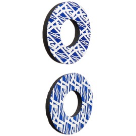 Factory Effex (15-67920) Blue/White Moto Grip Donut - Pair