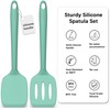 Coukre 2 Pack Silicone Spatula Set, High Heat Resistant, BPA