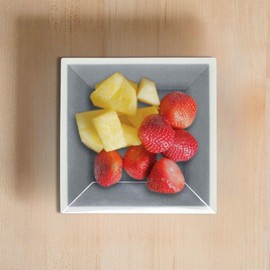 TrueCraftware- 6" Graham Square Dinner Plates Melamine- Dishwasher Safe Break-Resistant Reusable Plates Kitchen Plates Dinnerware Dishes Serving Plate for Home Kitchen Restaurant