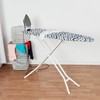 Ironing Board Cover and Pad (Blue Chevron), 100% Cotton with
