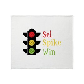 CafePress Set Spike Win Throw Blanket Super Soft Fleece Plush Throw Blanket, 60"x50"