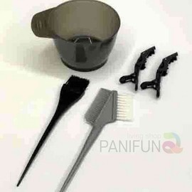 8-Piece Home Hair Dyeing Tool Set - Self-Dyeing Kit Hair Dye Clips 2ea