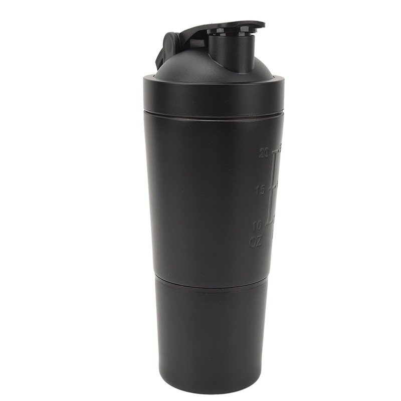 Shaker Bottle Stainless Steel Protein Shaker Scales Portable Shaker Cup