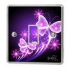 the grafix studio Flower & Butterflies Light Switch & Double