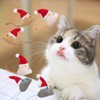 animacoser 6 Pieces Christmas Cat Toys: Interactive Toy Mouse Costume