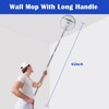 62 in Adjustable Wall Cleaner Mop 180° Rotatable Mops for