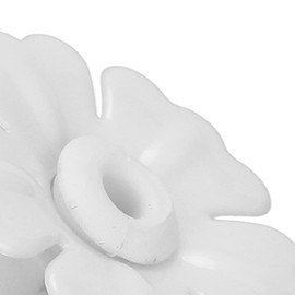 30 Set Hummingbird Feeder Replacement Flowers Hanging Bird Feeding Ports Replacement Parts Garden Supplies Multicolor Unique Red White Yellow (White) for Hummingbird Feeder