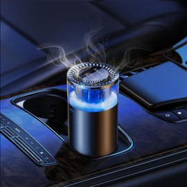 Car Air Freshener, Smart Car Diffuser Solid Balm Atomization Last 4 Months, Auto On/Off, Adjustable Concentration, Auto Accessories for Woman&Men, Diffusers for Home (Cologne)