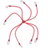 DEKTON DT70676 Spider Hook Bungee Cords, Black/Red, 40-inch x 8