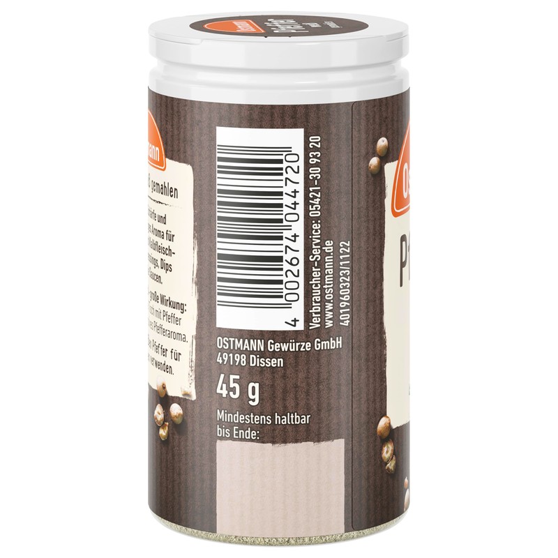 Ostmann Pepper Ground White 45 g